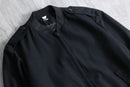 1990s–00s epauletted black blouson jacket