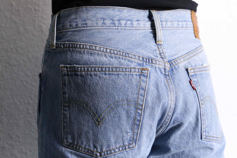 "Re:make" patch&crash design buggy flare denim