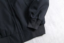 1990s–00s epauletted black blouson jacket