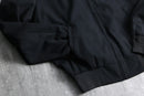 1990s–00s epauletted black blouson jacket