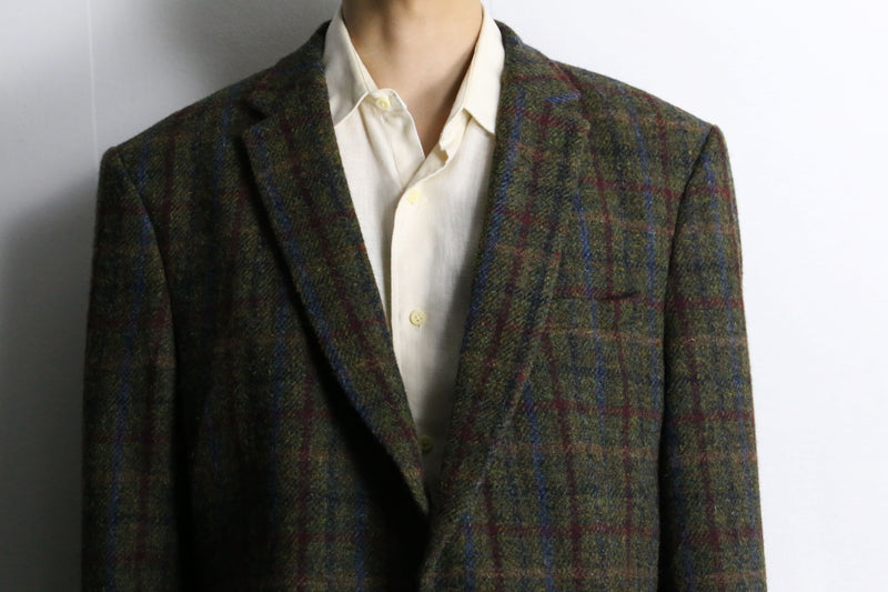 kahki wool tailored jacket