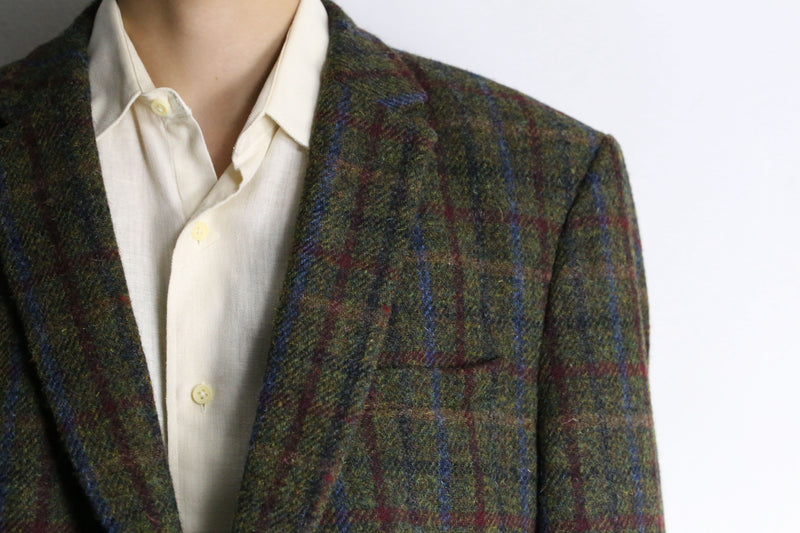 kahki wool tailored jacket