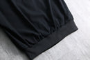 1990s–00s epauletted black blouson jacket