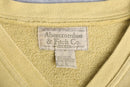 "Abercrombie&Fitch" pale yellow V-neck sweat