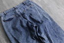 1990s Levi's silver Tab 2tuck chemical wash denim pants