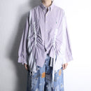 "Re:make" docking gather check shirt