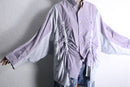 "Re:make" docking gather check shirt