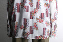 70's  geometric pattern nylon shirt