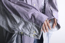 "Re:make" docking gather check shirt