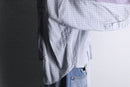 "Re:make" docking gather check shirt