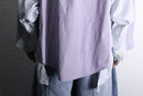 "Re:make" docking gather check shirt