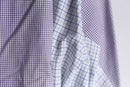 "Re:make" docking gather check shirt