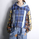 "Re:make" docking check shirt hoodie