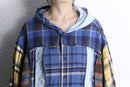 "Re:make" docking check shirt hoodie