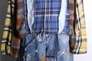 "Re:make" docking check shirt hoodie