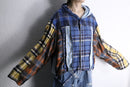 "Re:make" docking check shirt hoodie