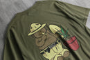 1990s smokey Bea × cannabis tee