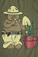 1990s smokey Bea × cannabis tee