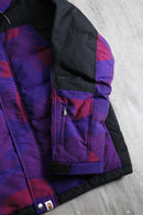 2000s A BATHING APE color camou pattern down jacket