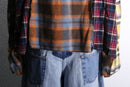 "Re:make" docking check shirt hoodie