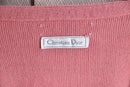 “Christian Dior” pink color knit cardigan