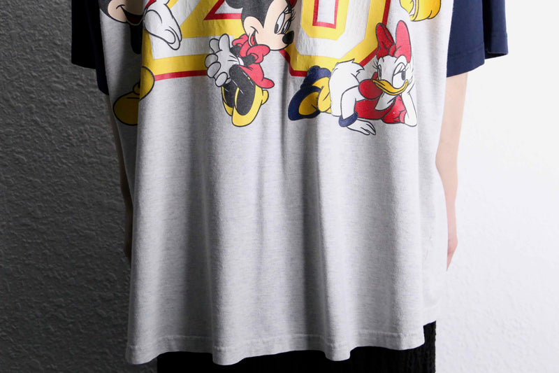 disney character print baseball shirt