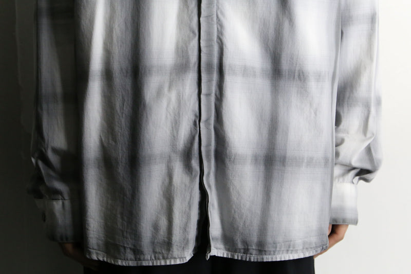 "ARMANI EXCHANGE" ombre check shirt