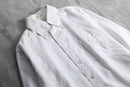 1970s woven pattern BD white shirt
