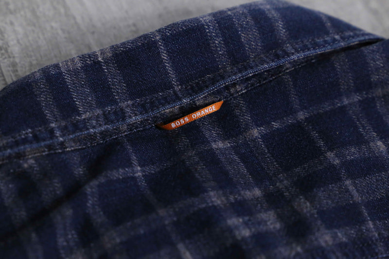 BOSS HUGO BOSS cotton check shirt