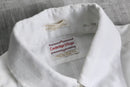 1970s woven pattern BD white shirt