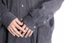 “Pierre Cardin” monotone corduroy shirt