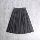 Wool Touch Pleated Skirt