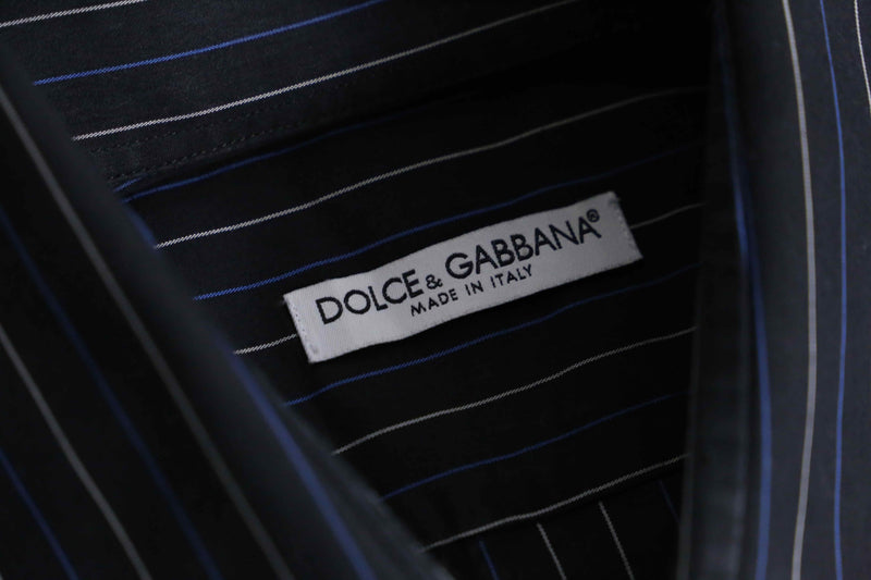 DOLCE&GABBANA stripe dress shirt