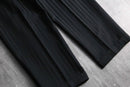 1970-80s 2tuck woven stripe slacks
