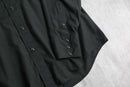 minimal western black shirt