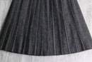 Wool Touch Pleated Skirt