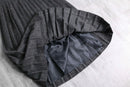 Wool Touch Pleated Skirt