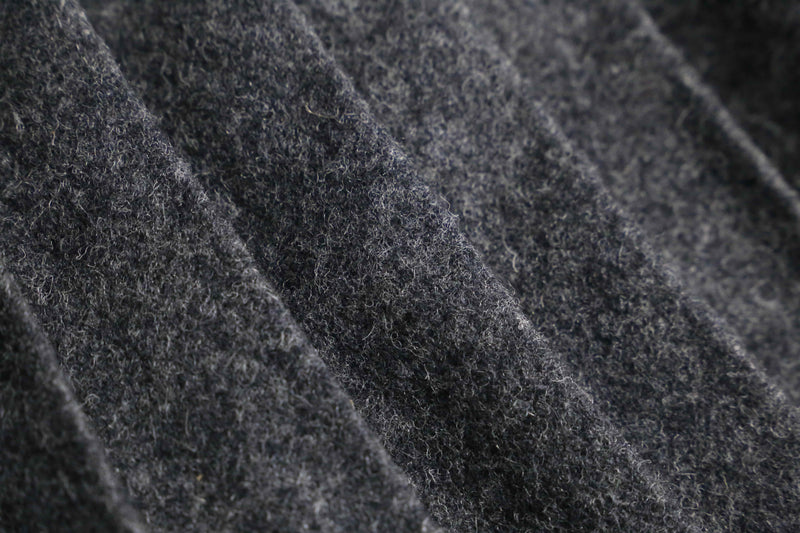 Wool Touch Pleated Skirt