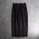 1970-80s 3tuck stripe wide slacks