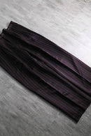 1970-80s 3tuck stripe wide slacks