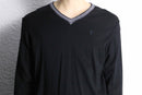 “TRUSSARDI Jeans” V-neck wool knit