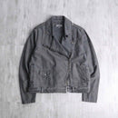 gren check cotton rider's short jacket