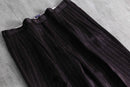 1970-80s 3tuck stripe wide slacks