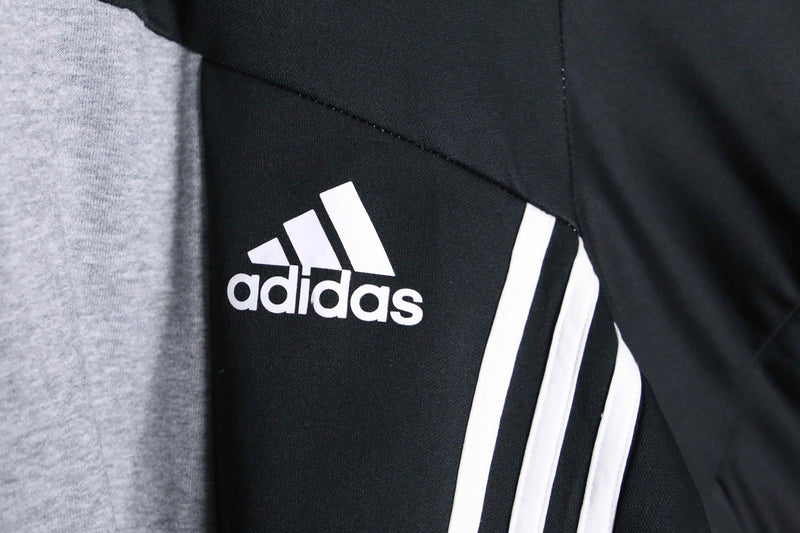 "Re:make" random patchwork blue track jacket