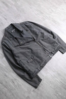 gren check cotton rider's short jacket