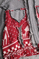 ''Re:make''rug fringe design short jacket