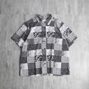 monotone dot pattern S/S shirt