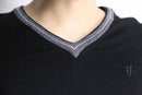 “TRUSSARDI Jeans” V-neck wool knit