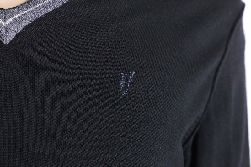 “TRUSSARDI Jeans” V-neck wool knit