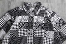 monotone dot pattern S/S shirt
